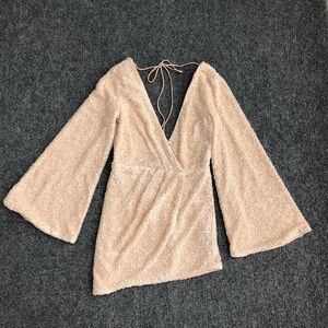 REVOLVE x Michael Costello Valerie Dress in Ivory size medium